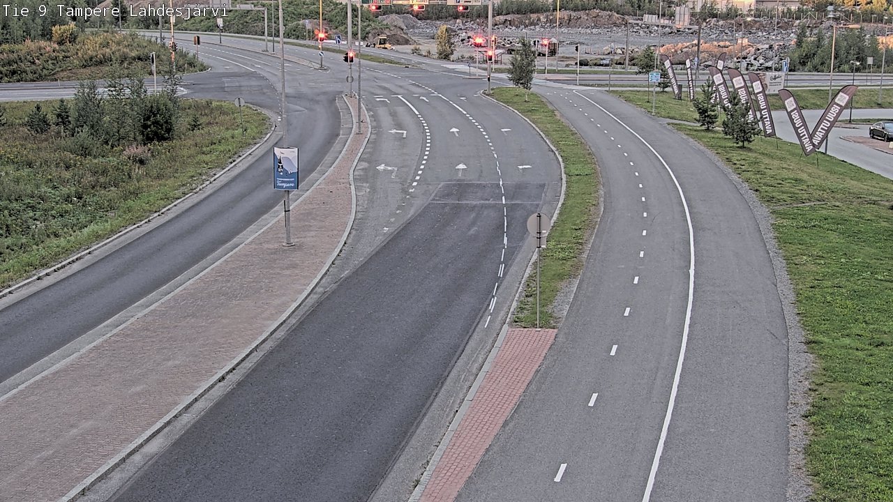 Weather Camera Image Road 9 Tampere, Lahdesjärvi, Tampere, Pirkanmaa