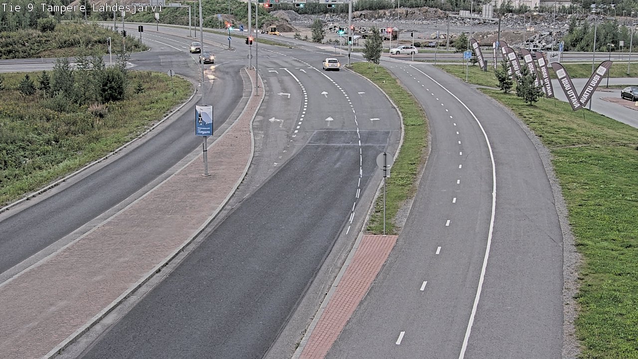 Weather Camera Image Road 9 Tampere, Lahdesjärvi, Tampere, Pirkanmaa