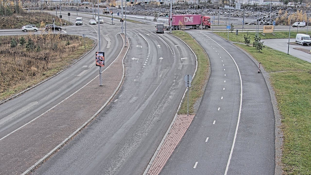 Kelikamerat Kuva Tie 9 Tampere, Lahdesjärvi, Tampere, Pirkanmaa