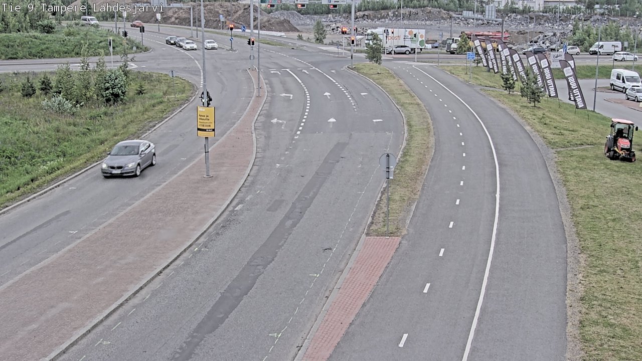 Weather Camera Image Road 9 Tampere, Lahdesjärvi, Tampere, Pirkanmaa
