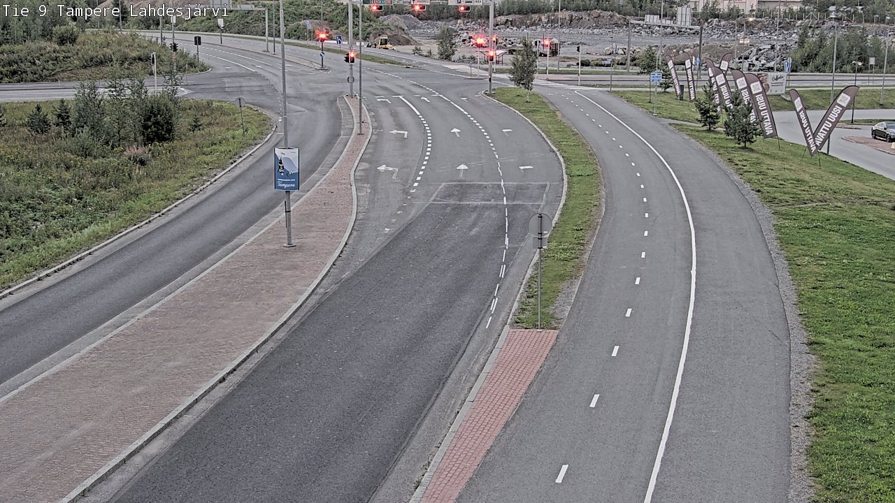 Weather Camera Image Road 9 Tampere, Lahdesjärvi, Tampere, Pirkanmaa