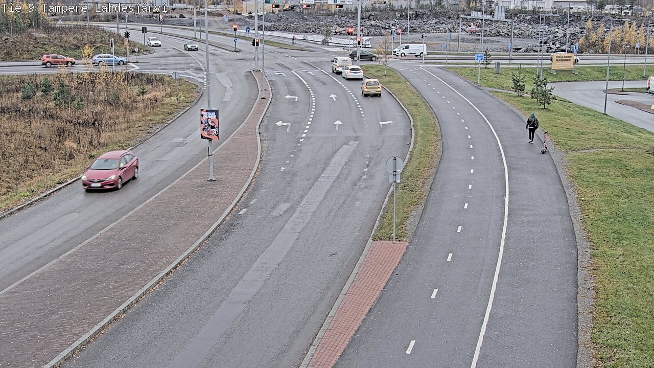 Kelikamerat Kuva Tie 9 Tampere, Lahdesjärvi, Tampere, Pirkanmaa