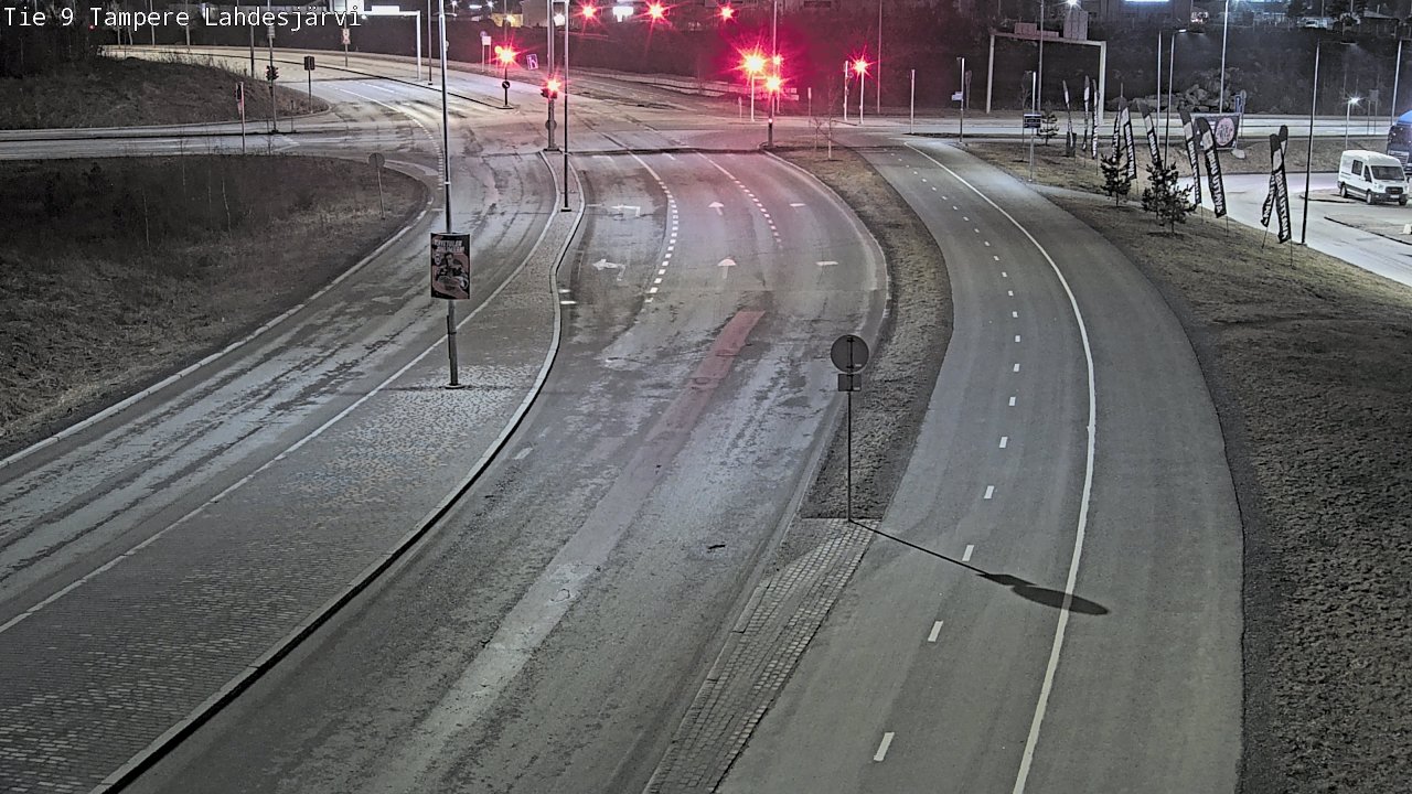 Weather Camera Image Väg 9 Tammerfors, Lahdesjärvi, Tampere, Pirkanmaa