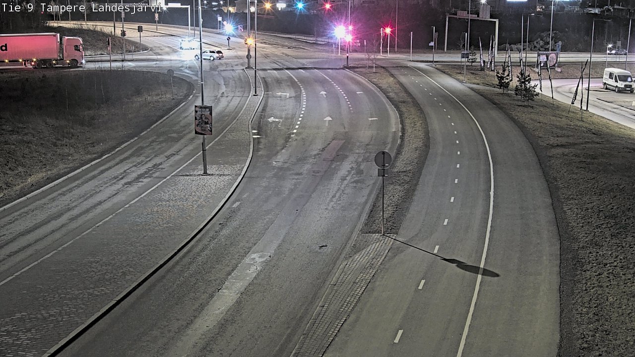 Weather Camera Image Väg 9 Tammerfors, Lahdesjärvi, Tampere, Pirkanmaa