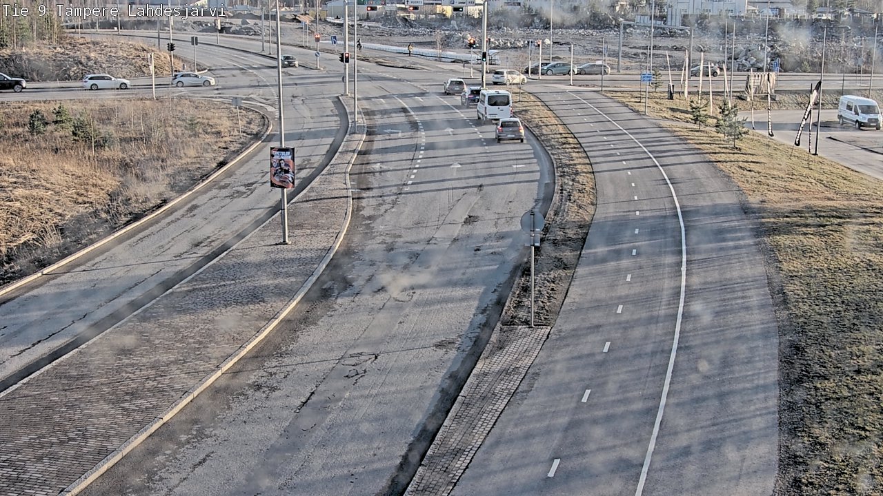 Weather Camera Image Road 9 Tampere, Lahdesjärvi, Tampere, Pirkanmaa