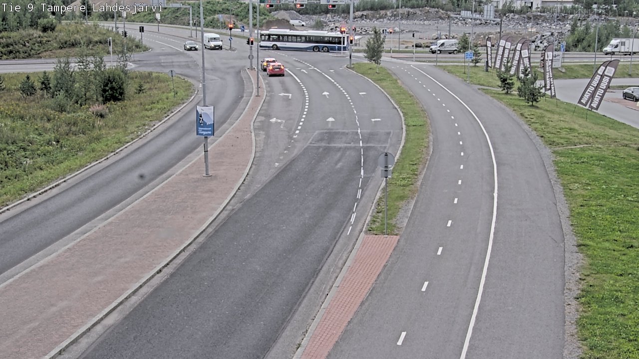 Weather Camera Image Road 9 Tampere, Lahdesjärvi, Tampere, Pirkanmaa