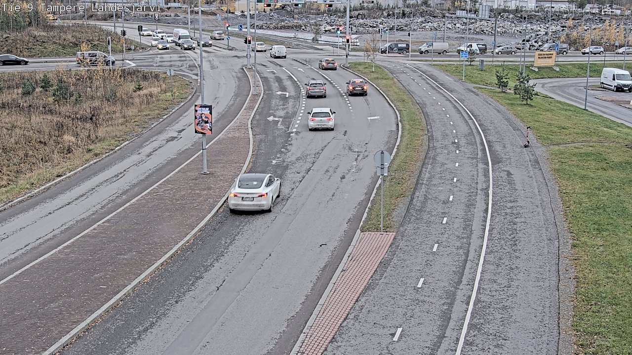 Kelikamerat Kuva Tie 9 Tampere, Lahdesjärvi, Tampere, Pirkanmaa