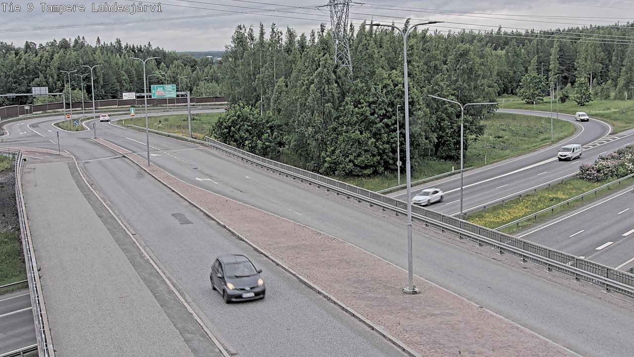 Weather Camera Image Väg 9 Tammerfors, Lahdesjärvi, Tampere, Pirkanmaa