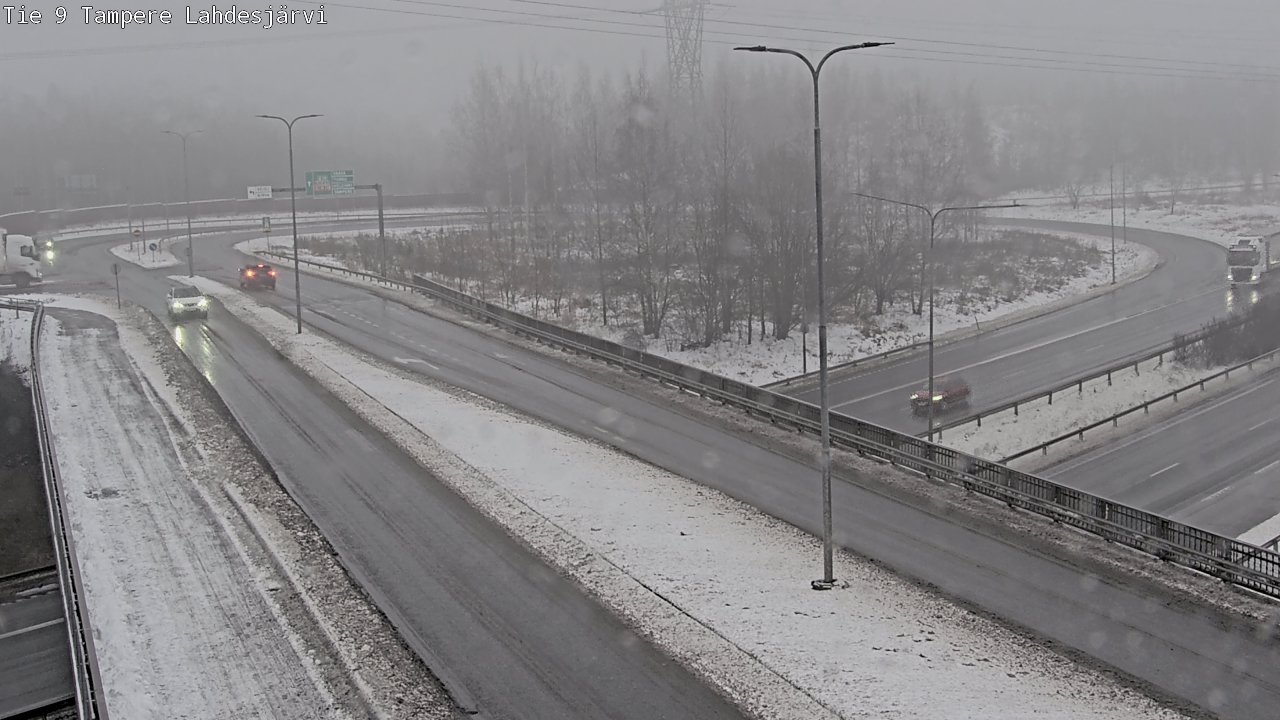 Weather Camera Image Väg 9 Tammerfors, Lahdesjärvi, Tampere, Pirkanmaa