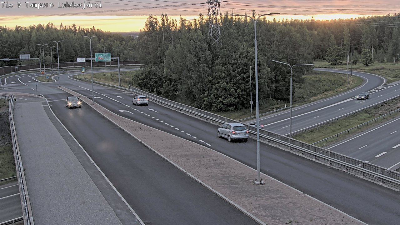 Weather Camera Image Road 9 Tampere, Lahdesjärvi, Tampere, Pirkanmaa