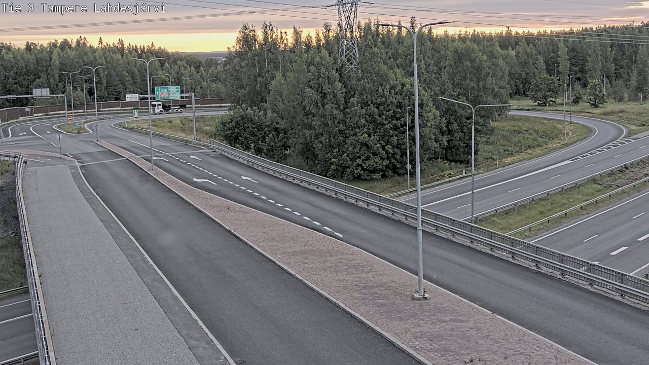 Weather Camera Image Road 9 Tampere, Lahdesjärvi, Tampere, Pirkanmaa