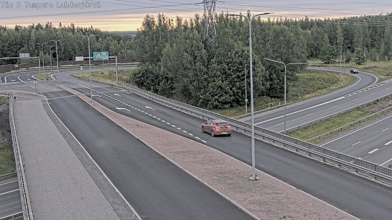 Weather Camera Image Road 9 Tampere, Lahdesjärvi, Tampere, Pirkanmaa