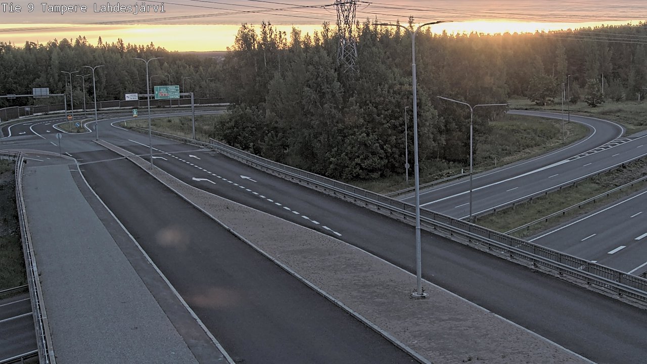 Weather Camera Image Road 9 Tampere, Lahdesjärvi, Tampere, Pirkanmaa