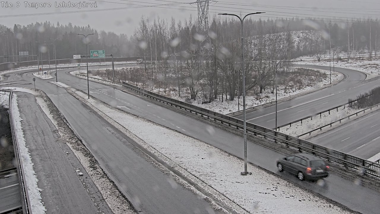 Weather Camera Image Väg 9 Tammerfors, Lahdesjärvi, Tampere, Pirkanmaa