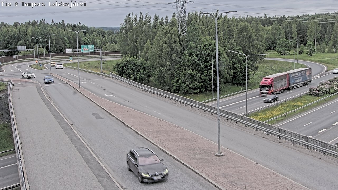 Weather Camera Image Väg 9 Tammerfors, Lahdesjärvi, Tampere, Pirkanmaa