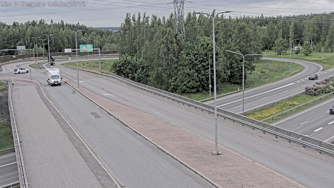 Weather Camera Image Väg 9 Tammerfors, Lahdesjärvi, Tampere, Pirkanmaa