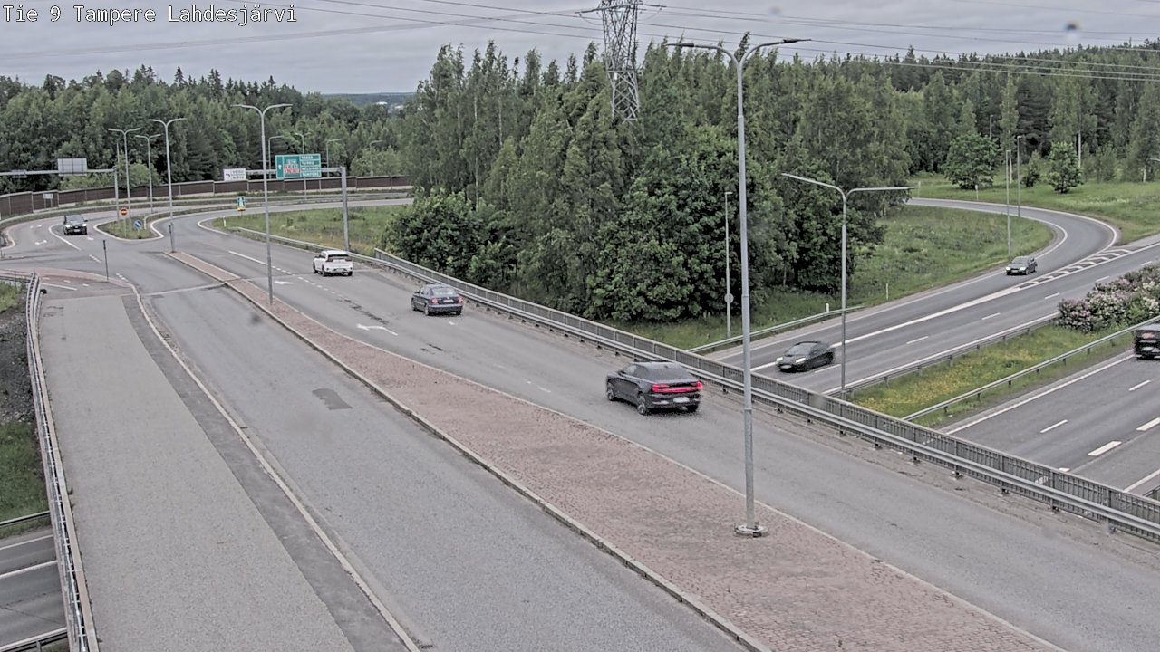 Weather Camera Image Väg 9 Tammerfors, Lahdesjärvi, Tampere, Pirkanmaa