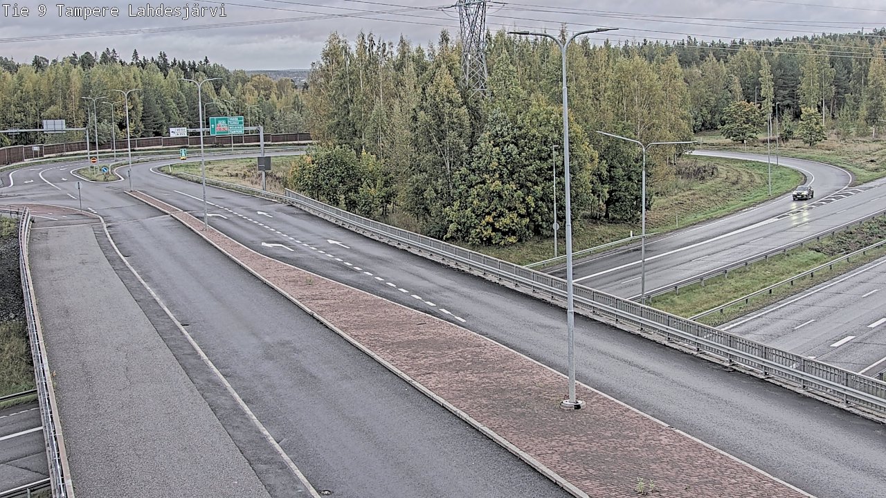 Weather Camera Image Road 9 Tampere, Lahdesjärvi, Tampere, Pirkanmaa