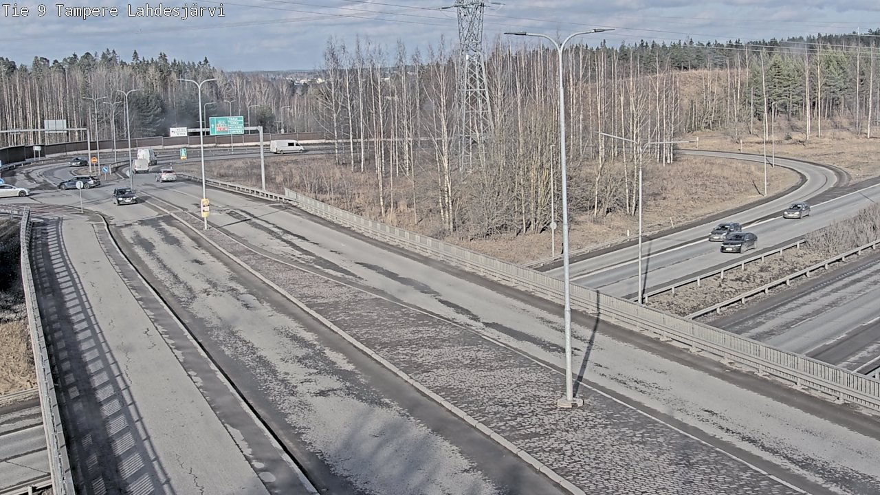 Weather Camera Image Road 9 Tampere, Lahdesjärvi, Tampere, Pirkanmaa