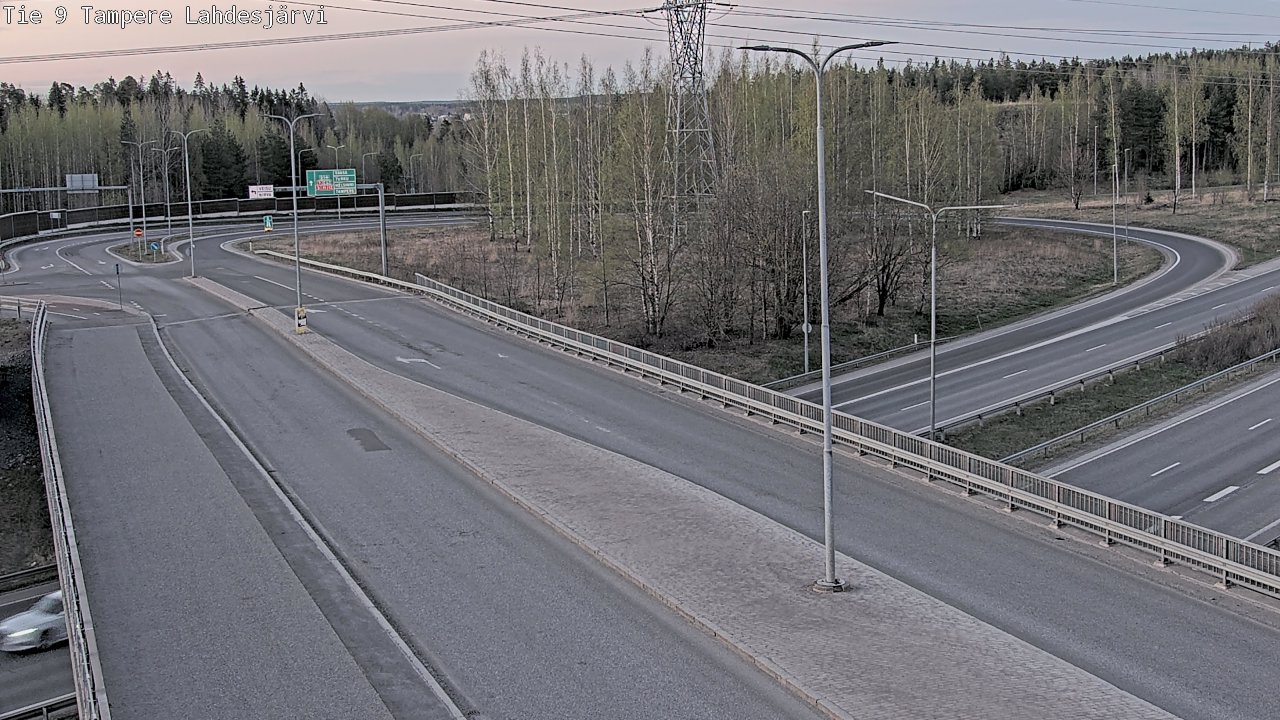 Weather Camera Image Road 9 Tampere, Lahdesjärvi, Tampere, Pirkanmaa
