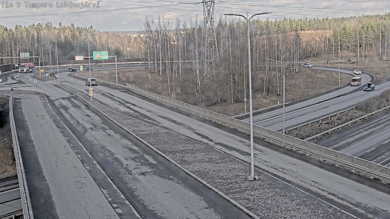 Weather Camera Image Road 9 Tampere, Lahdesjärvi, Tampere, Pirkanmaa