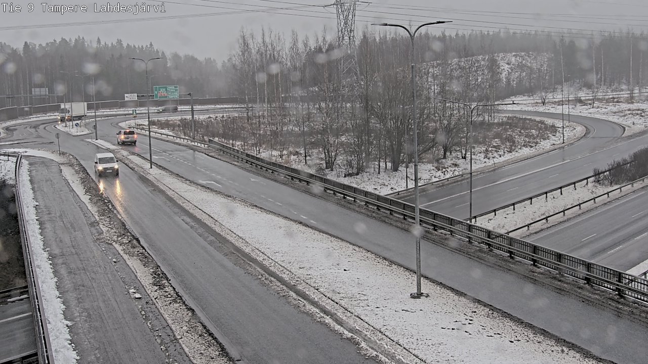 Weather Camera Image Väg 9 Tammerfors, Lahdesjärvi, Tampere, Pirkanmaa