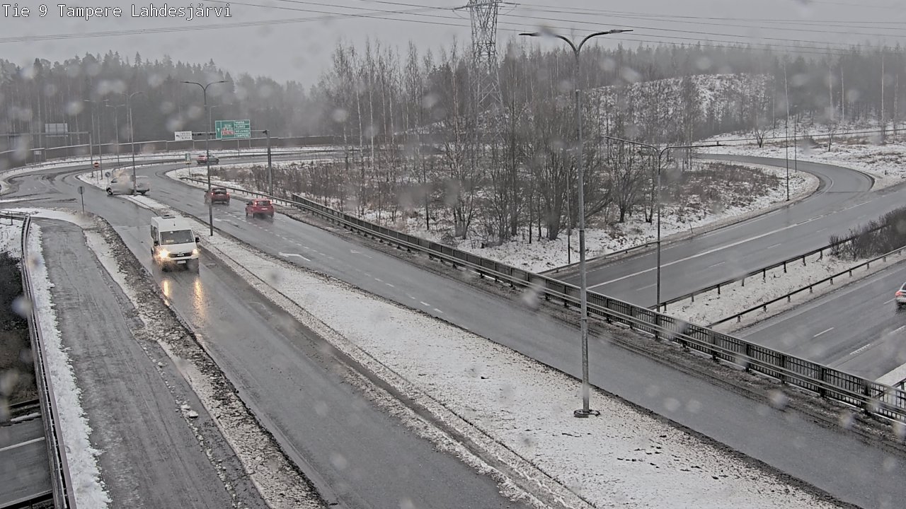 Weather Camera Image Väg 9 Tammerfors, Lahdesjärvi, Tampere, Pirkanmaa