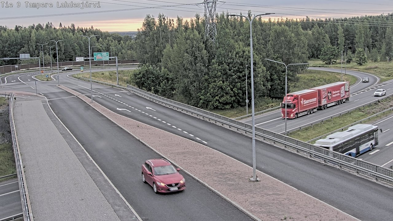 Weather Camera Image Road 9 Tampere, Lahdesjärvi, Tampere, Pirkanmaa