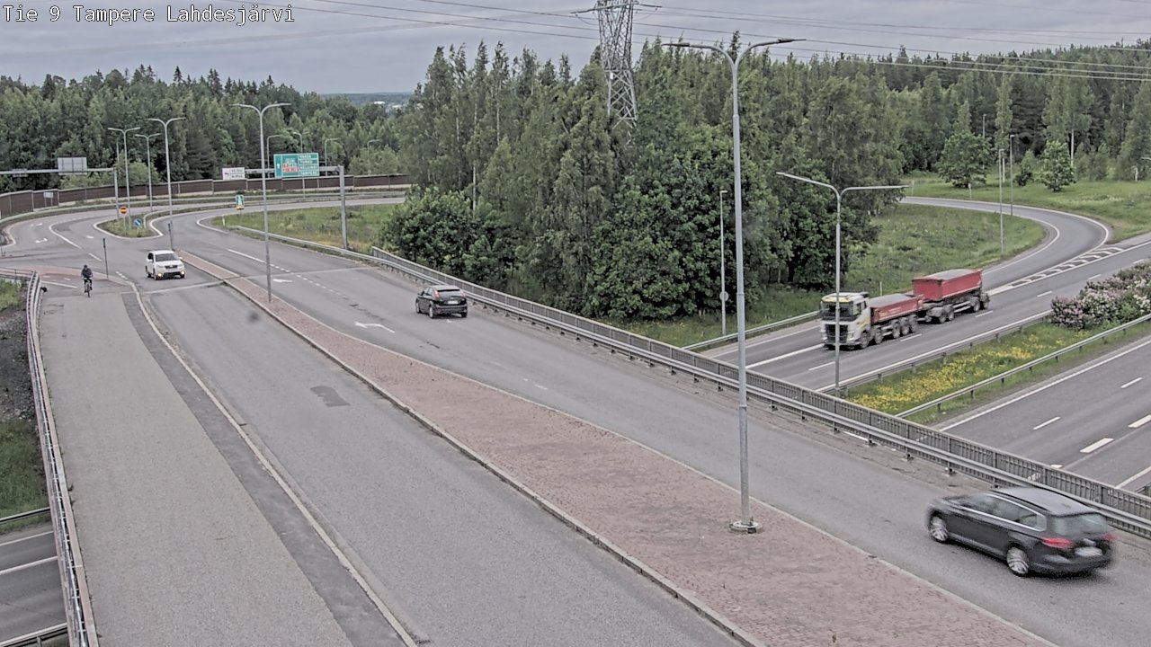 Weather Camera Image Väg 9 Tammerfors, Lahdesjärvi, Tampere, Pirkanmaa