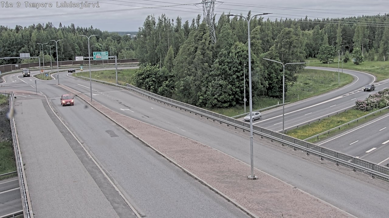Weather Camera Image Väg 9 Tammerfors, Lahdesjärvi, Tampere, Pirkanmaa