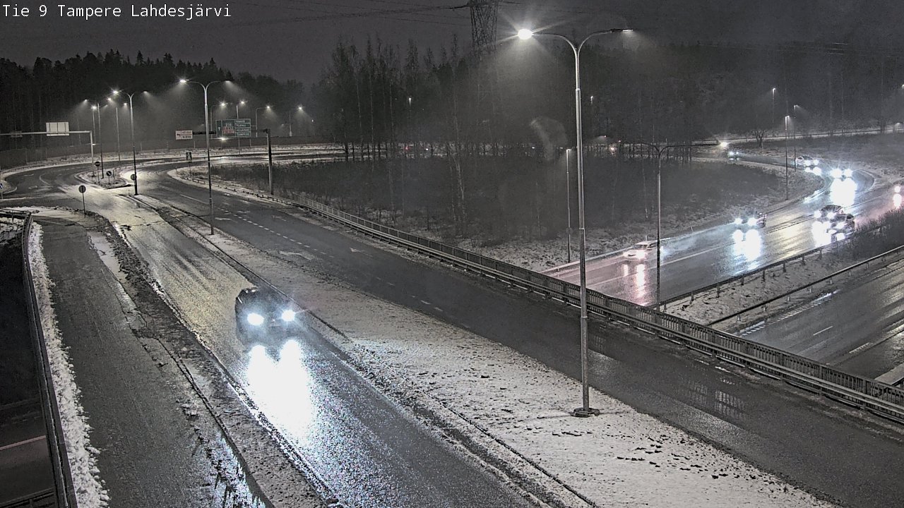 Weather Camera Image Väg 9 Tammerfors, Lahdesjärvi, Tampere, Pirkanmaa