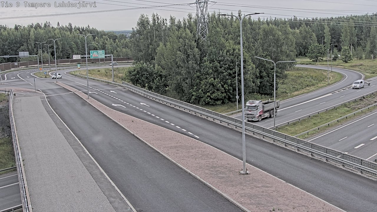 Weather Camera Image Road 9 Tampere, Lahdesjärvi, Tampere, Pirkanmaa