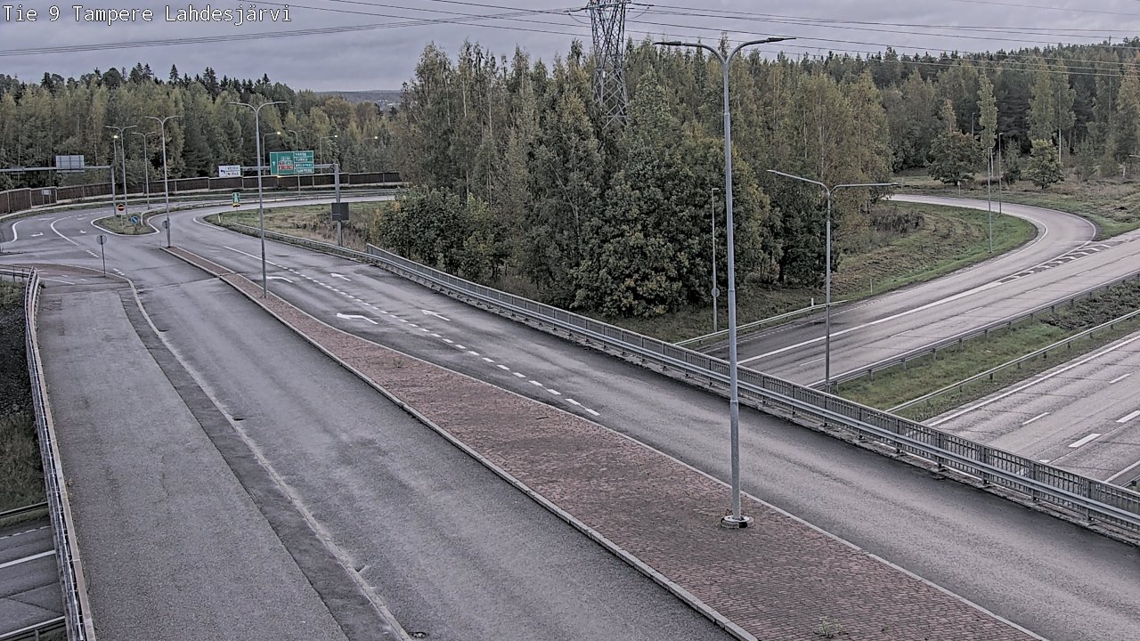 Weather Camera Image Road 9 Tampere, Lahdesjärvi, Tampere, Pirkanmaa