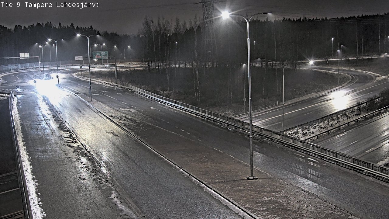 Weather Camera Image Väg 9 Tammerfors, Lahdesjärvi, Tampere, Pirkanmaa