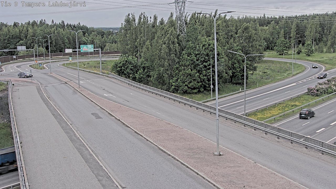 Weather Camera Image Väg 9 Tammerfors, Lahdesjärvi, Tampere, Pirkanmaa