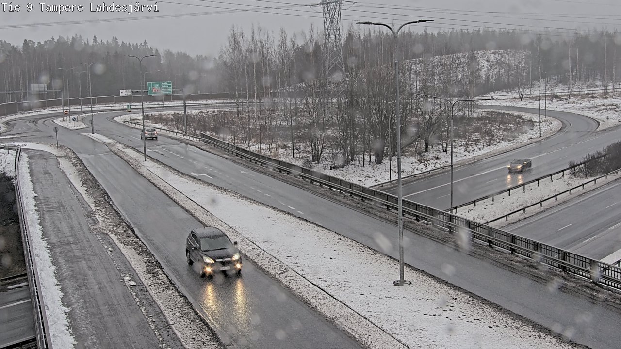 Weather Camera Image Väg 9 Tammerfors, Lahdesjärvi, Tampere, Pirkanmaa