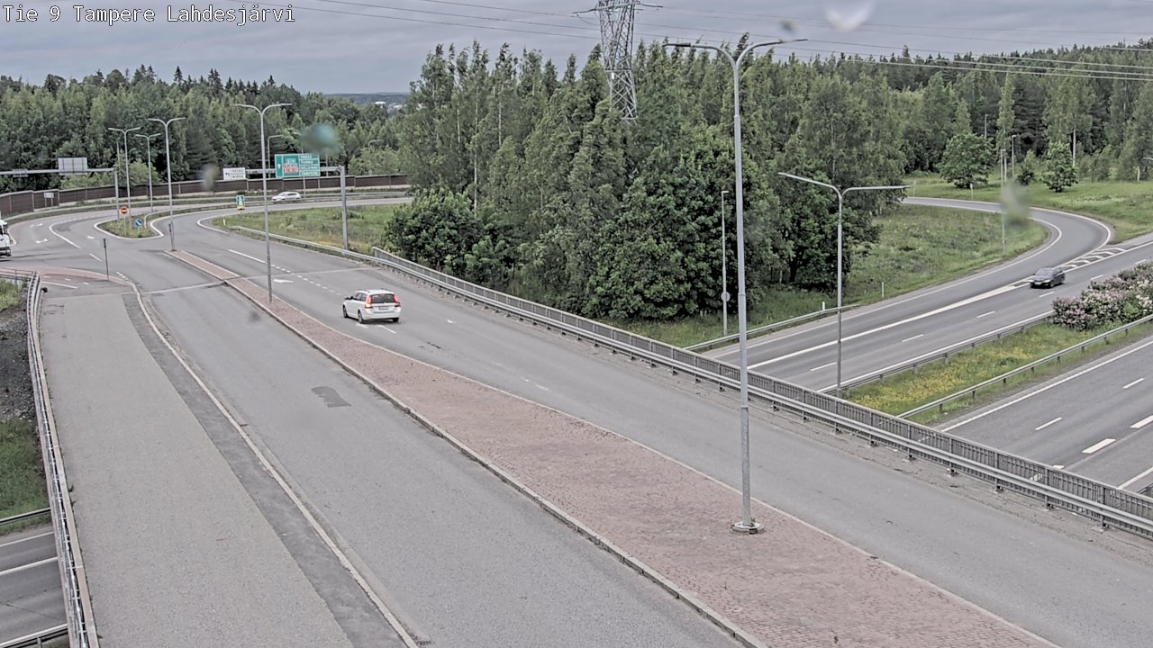 Weather Camera Image Väg 9 Tammerfors, Lahdesjärvi, Tampere, Pirkanmaa