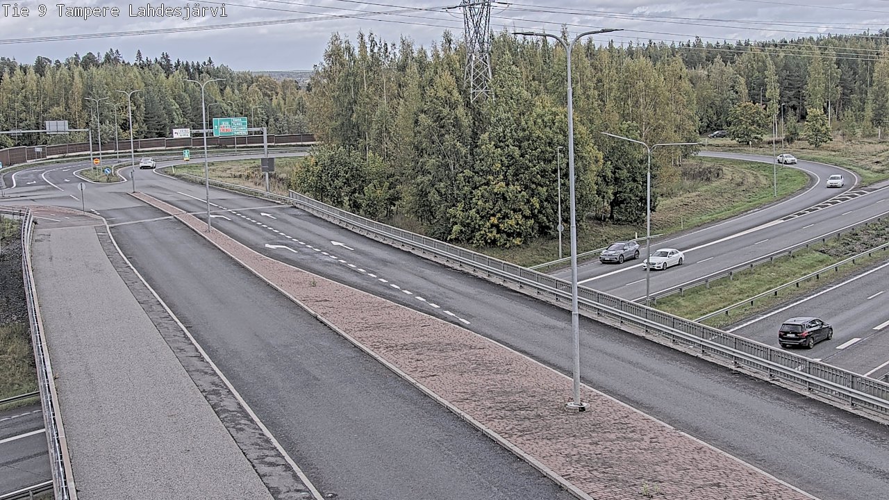 Weather Camera Image Road 9 Tampere, Lahdesjärvi, Tampere, Pirkanmaa