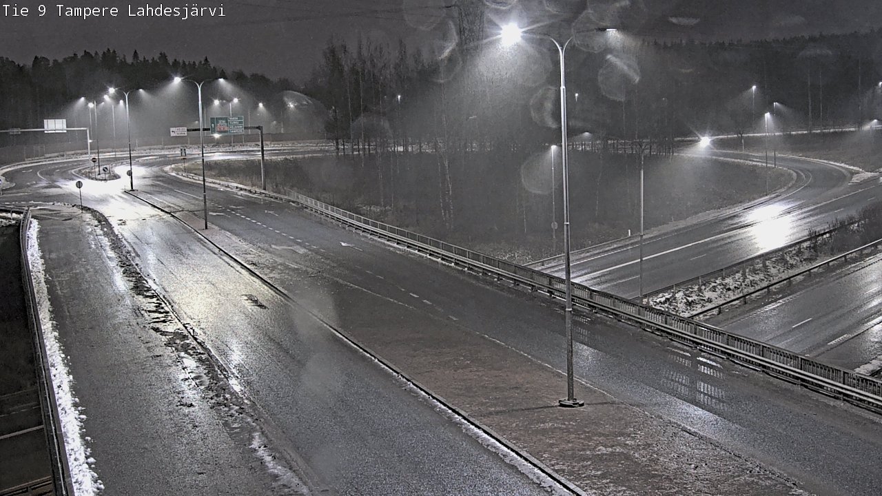 Weather Camera Image Väg 9 Tammerfors, Lahdesjärvi, Tampere, Pirkanmaa