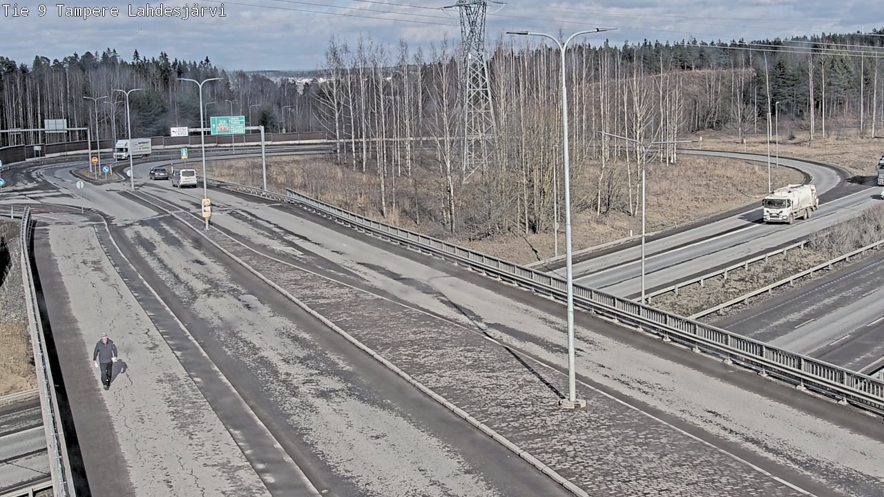 Weather Camera Image Road 9 Tampere, Lahdesjärvi, Tampere, Pirkanmaa