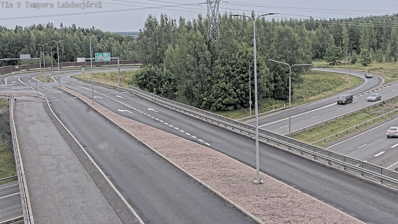 Weather Camera Image Road 9 Tampere, Lahdesjärvi, Tampere, Pirkanmaa