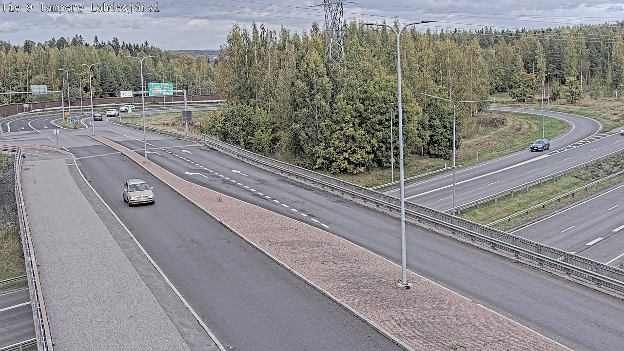 Weather Camera Image Road 9 Tampere, Lahdesjärvi, Tampere, Pirkanmaa