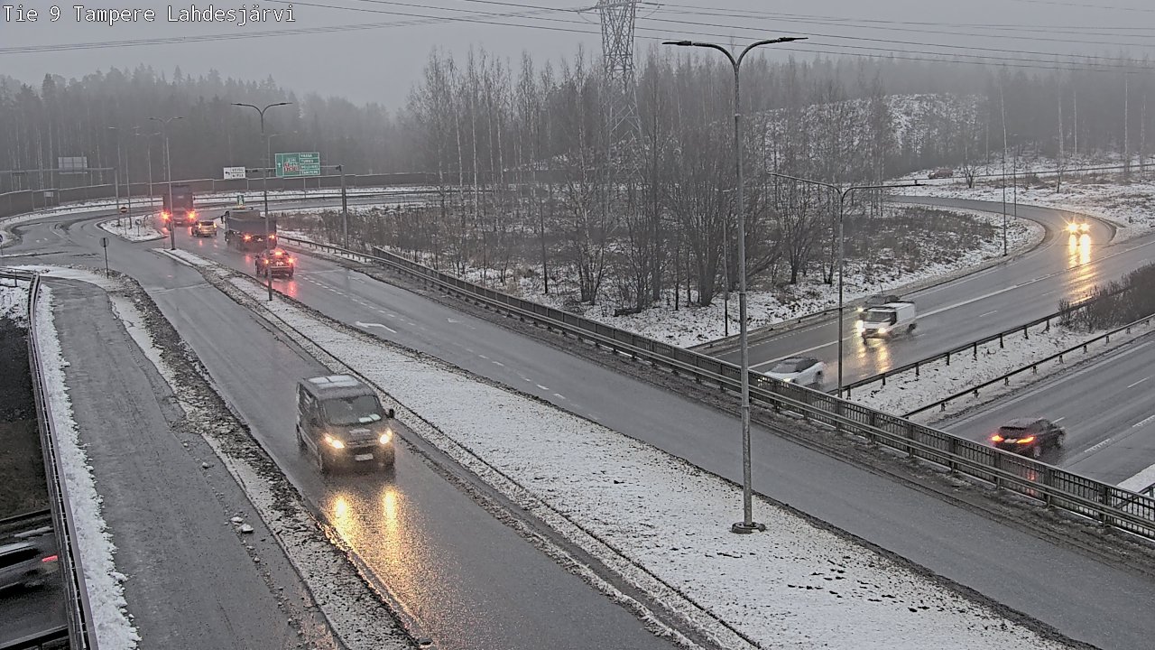 Weather Camera Image Väg 9 Tammerfors, Lahdesjärvi, Tampere, Pirkanmaa