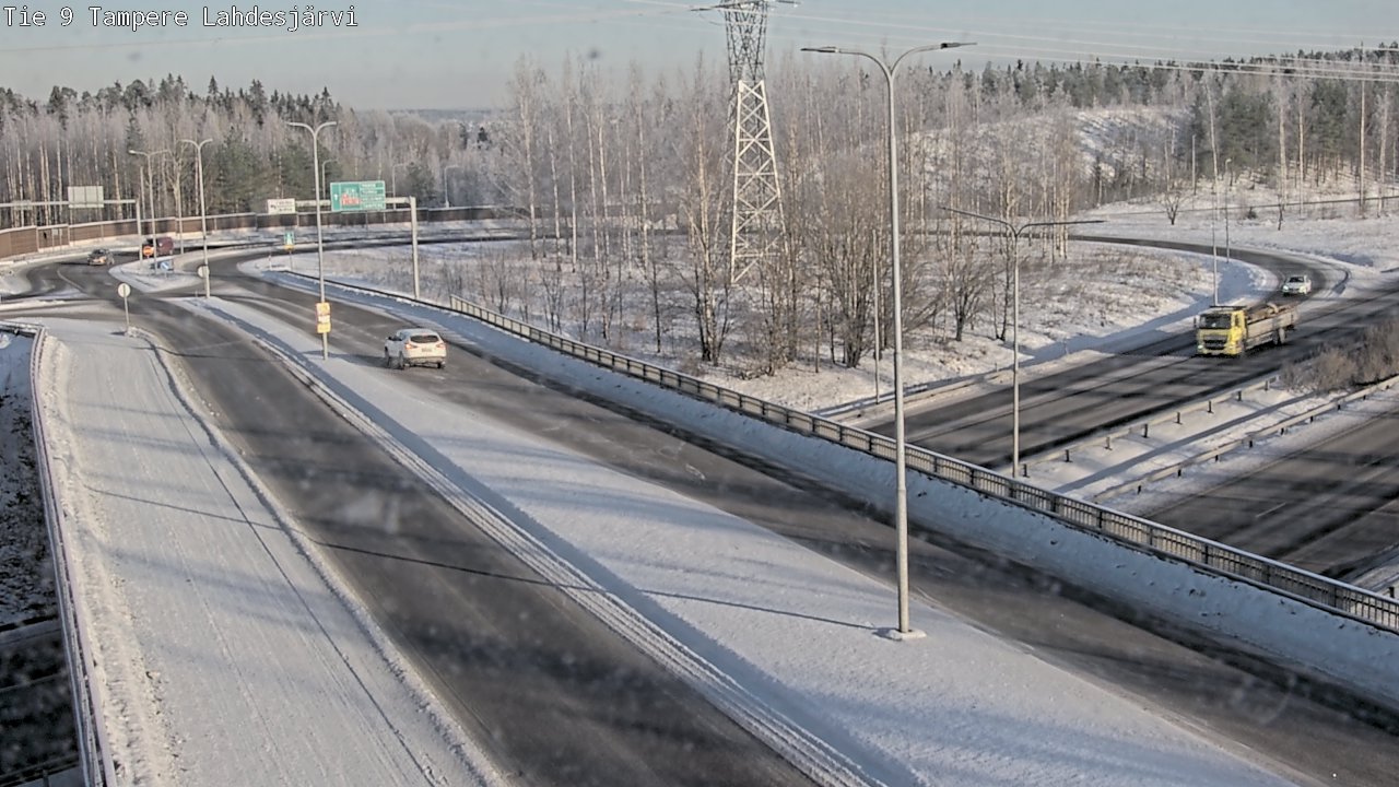 Weather Camera Image Road 9 Tampere, Lahdesjärvi, Tampere, Pirkanmaa