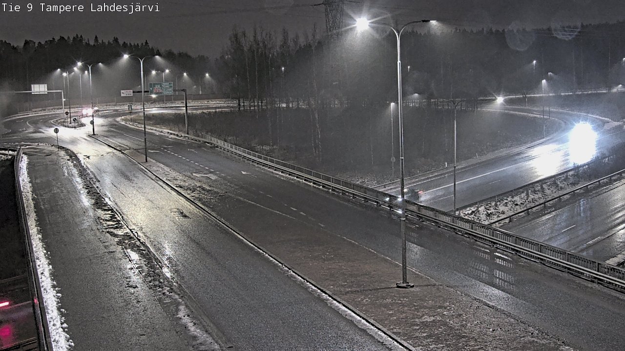Weather Camera Image Väg 9 Tammerfors, Lahdesjärvi, Tampere, Pirkanmaa