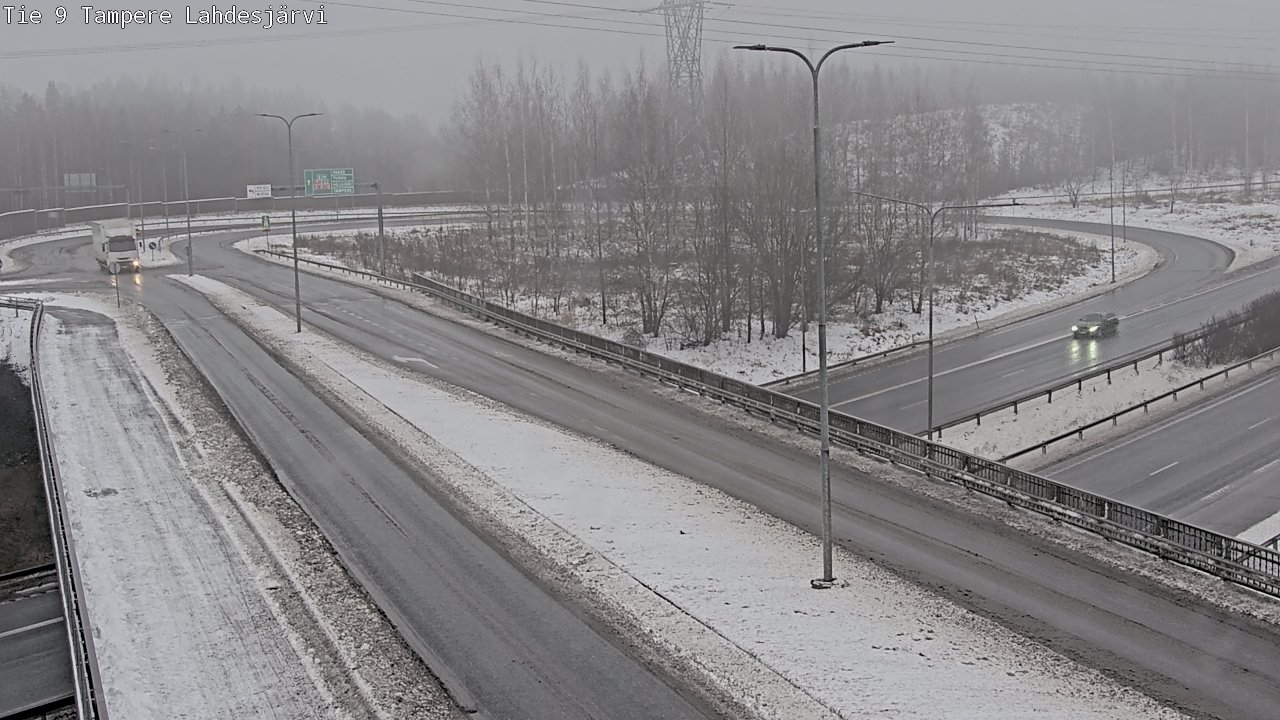Weather Camera Image Väg 9 Tammerfors, Lahdesjärvi, Tampere, Pirkanmaa