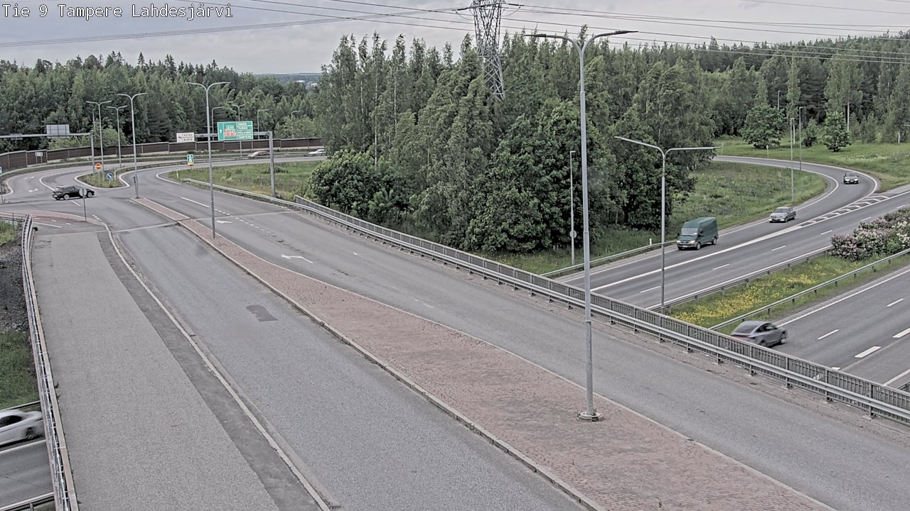 Weather Camera Image Väg 9 Tammerfors, Lahdesjärvi, Tampere, Pirkanmaa