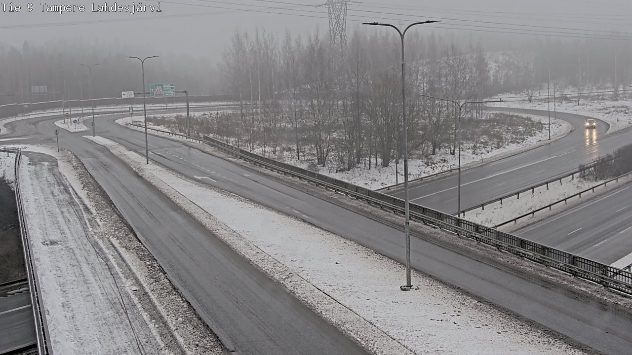 Weather Camera Image Väg 9 Tammerfors, Lahdesjärvi, Tampere, Pirkanmaa