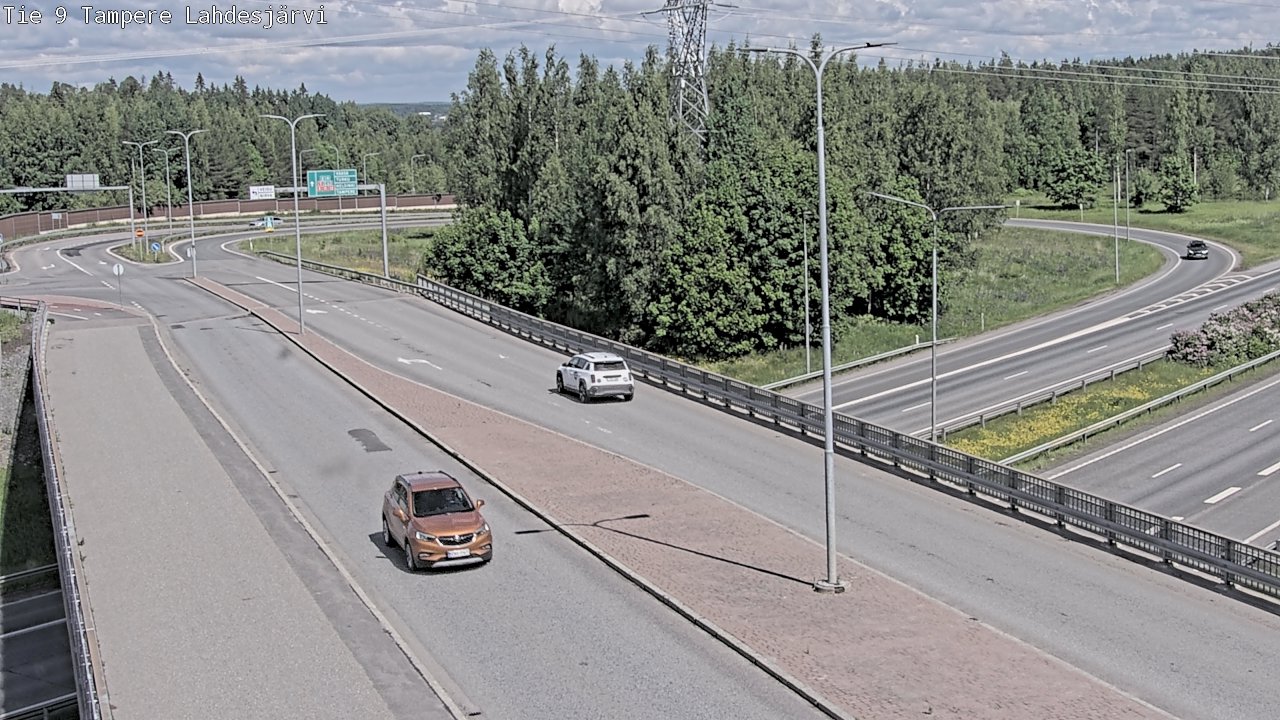 Kelikamerat Kuva Tie 9 Tampere, Lahdesjärvi, Tampere, Pirkanmaa