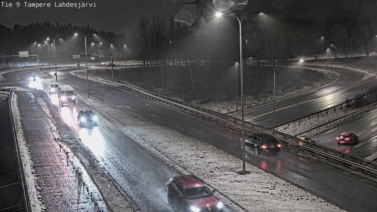Weather Camera Image Väg 9 Tammerfors, Lahdesjärvi, Tampere, Pirkanmaa